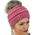 thumbnail image 1 of GFDYREE Bonnet Chignon Désordonné CC Qualité Tricot (Multi Rose), 1 of 1