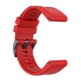 thumbnail image 3 of Correa de muñeca de silicona para Garmin Fenix ​​7 Correa de reloj 22 mm Correa de reloj (Rojo) Ehuebsd Para estrenar, 3 of 8