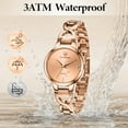 thumbnail image 4 of Watches for Woman Elegant Bangle Watch for Women with Adjustable Strap 3ATM Water Resistance Gift for Woman, 4 of 8