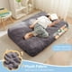 thumbnail image 3 of Puf cama MAXYOYO, sofá convertible para niños, gris oscuro, 3 of 7