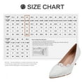 thumbnail image 3 of Miangastore Chaussures à Talons Hauts Blanches en Caoutchouc Pu 1 Paire Talon 6 cm, 3 of 9