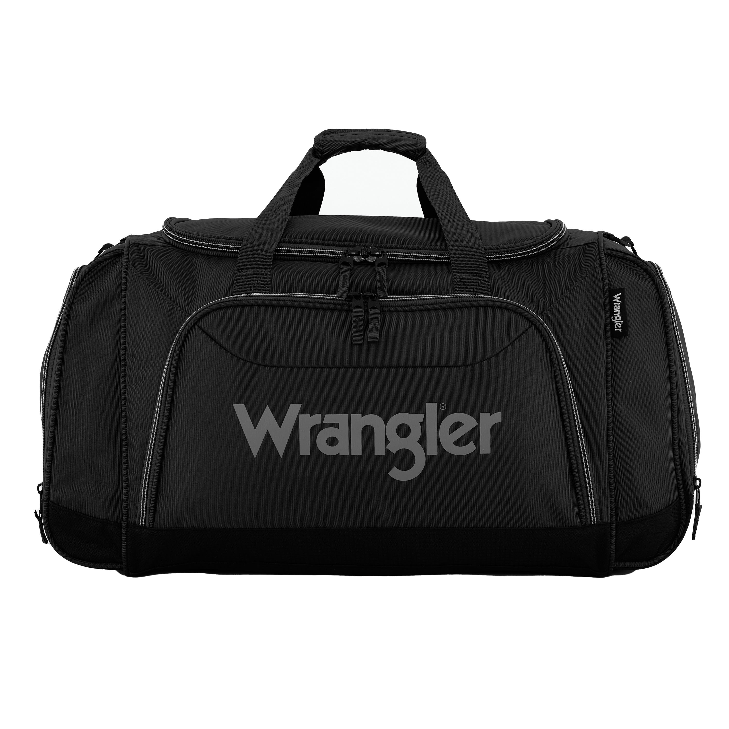 Wrangler Large 28" Travel Duffel with Side Wet-Shoe Pocket - Black