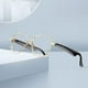 thumbnail image 5 of Gafas Inteligentes, Música Y Llamadas Gafas De Traducción Inteligentes Marco Ligero Chapado En Oro Metal TR BLE 6.0 Para Viajes, 5 of 7