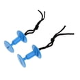 thumbnail image 1 of QualitChoice 2 Pieces Surfboard Leash Plugs Blue with Cords Strings, 1 of 6