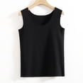 thumbnail image 5 of Taqqpue Débardeurs pour Femmes Décontracté Sans Manches Col Rond T-Shirts Ajusté Blouse Grande Taille Douce Tendance Basique Blouse, 5 of 5