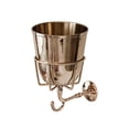 thumbnail image 2 of Wall Vase for Flowers, Boho Metal Hanging Vessel, Versatile Organizer Wall Decor for Home Living Room, Bedroom, Bathroom & Kitchen, Office, 2 of 8