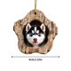 thumbnail image 2 of Pendiente de Árbol de Navidad, Adornación de Hogar, Collar de Árbol de Navidad, Acrílico, Durable, para Salón, para Estudio, Metal, Pequeño, para Dormitorio, 2 of 9