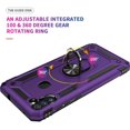 thumbnail image 5 of for Galaxy A11 Case,Samsung A11 Case,with HD Screen Protector,[Military Grade] Ring Car Mount Kickstand Hybrid Hard PC Soft TPU Shockproof Protective Case for Samsung Galaxy A11 (Purple), 5 of 14