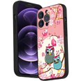 thumbnail image 1 of Compatible with iPhone 14 Pro Max Phone Case, owl-birds-107 Case Silicone Protective for Teen Girl Boy Case for iPhone 14 Pro Max, 1 of 1