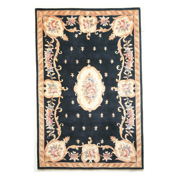 KAS Rugs Ruby 890 FleurDeLis Aubusson Area Rug
