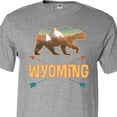 thumbnail image 4 of Inktastic Wyoming Vacation Bear Silhouette T-Shirt, 4 of 5