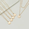 thumbnail image 4 of IEFSHINY Gold Initial Layered Necklaces for Women Stacking Coin Necklace Multi Bar Layering Choker Necklaces Jewelry for Women, 4 of 7