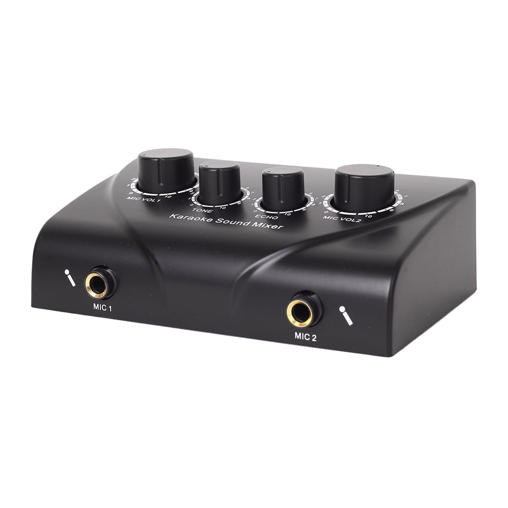 Pro Portable Mini Digital Audio Sound Karaoke Echo Mixer System Machine