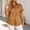 Gold, variant on Womens Plus Size Striped Button Down Shirt Collared Short Sleeve Blouse Casual Loose Fit Semi Sheer Work Tops Gold XXL