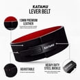 thumbnail image 4 of Cinturón de halterofilia Katamu Premium Leather Vengeance Large, 4 of 7