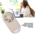 thumbnail image 3 of Handheld Turbo Fan , Mini Portable Hand Fan,1200mAh USB Rechargeable Personal Fan, Battery Operated Pocket Fan for Travel Outdoor Home Office, 3 of 7