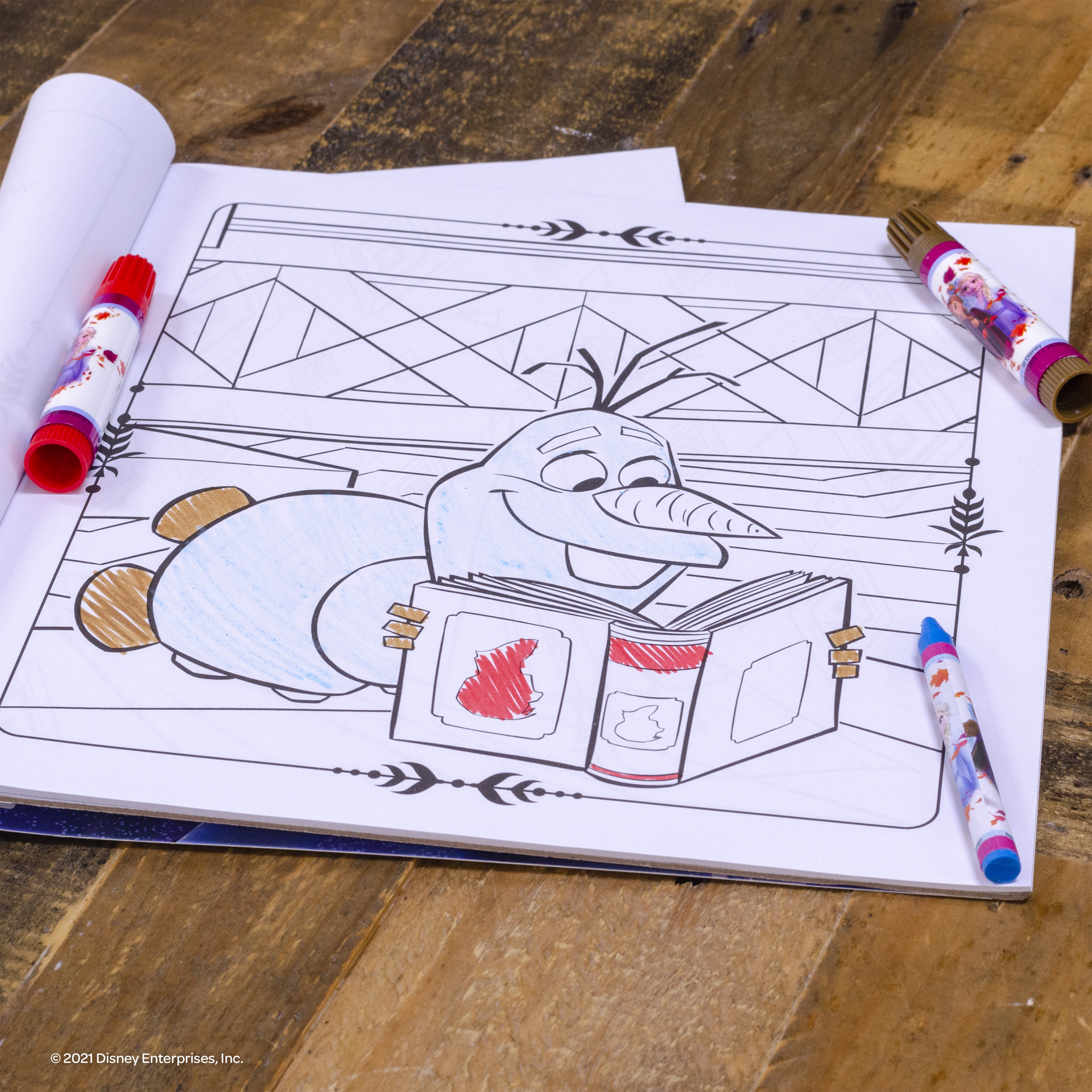 Disney Frozen World Of Art & Activity Kit with an Imagine Ink Book - image 5 of 8