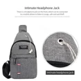 thumbnail image 5 of Bolso de pecho nuevo para hombre, bandolera de nailon Simple, impermeable, de un hombro tipo bandolera, 2023, 5 of 5