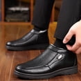 thumbnail image 4 of NOKIO Men'S Plush-Lined Frost-Resistant Boots Men's Snow Boots Fashion Casual Sneakers Breathable Flat Bottom Casual Shoes Winter Padded Warm Men's Boots Men'S Fur-Lined Casual Boots, 4 of 5