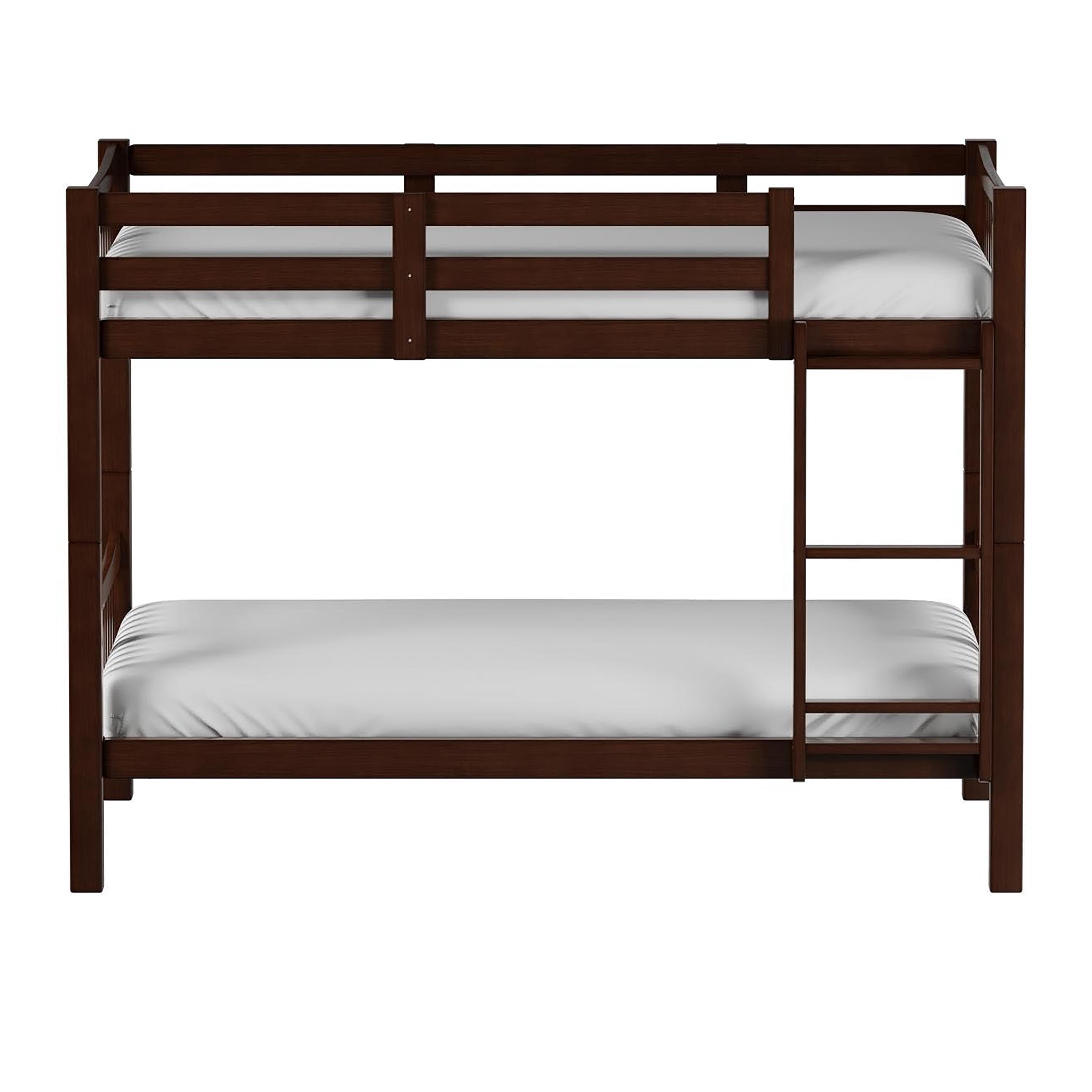 Furniture of America Sophie Wood Bunk Bed, Full/Full, Dark Walnut