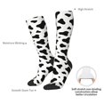 thumbnail image 5 of Cow Spots Print Knee High Socks for Women Long Leg Warmers Socks, 5 of 7