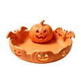thumbnail image 2 of Halloween Pumpkin Treat Holder Bowl, Ornamental Table Storage Dish, Versatile Snack Container for Home Table, Halloween Party Favors & Seasonal Decor Gift Orange, 2 of 6