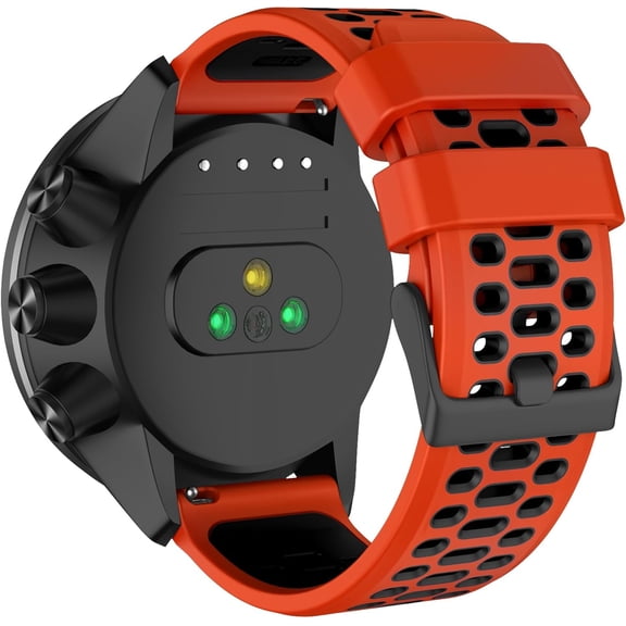 Watch Strap for Suunto 7/9/9 Baro/9 Titanium/D5, Silicone Quick Release Band for Spartan Sport 24mm