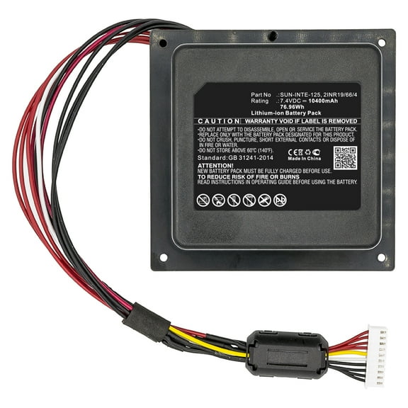 10400mAh SUN-INTE-125 2INR19/66/4 Battery for JBL PartyBox 300 Bluetooth Speaker