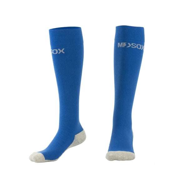 Graduated Compression Socks for Men & Women | MDSOX 20-30 mmHg | (RoyalBlue, Small) - Best Choice, Ideal for Everyday Use, Travel, Running, Maternity Pregnancy, Nursing, Circulation & Recovery