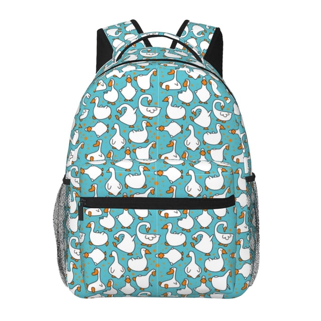 Fotbe Cartoon Funny Goose Mochila Casual con Estampado para Escuela, Viajes y Actividades al Aire Libre - Duradera, Ligera y Cómoda
