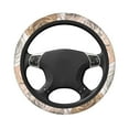 thumbnail image 6 of XMXT Hand Drawn Elegant Rose Steering Wheel Cover, Elastic Non-Slip Universal Fit Car Decor Accessories Protector for Auto SUV Trucks, 6 of 8