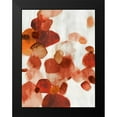 thumbnail image 2 of PI Studio 12x14 Black Modern Framed Museum Art Print Titled - Shadow Pebbles I Cinnamon Version, 2 of 5