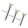 thumbnail image 2 of HEALEEP 90Pcs Picture Frame Staples Copper Hangers for Professional Design in Home, 2 of 8