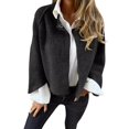 thumbnail image 2 of Women's Winter Jacket - Round Neck, Thick Fleece, Windproof, Heat Retention Outdoor Coat, 2 of 8
