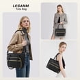 thumbnail image 2 of Teacher Tote Bag, Bible Cover Case with Bible Study Supplies and Shoulder Strap, Christian Bible Tote Carry Bag Case, Laptop Bag for Women Work Bags, 2 of 8