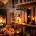 thumbnail image 5 of Vintage Library Lanterns Bookshelf Lamp, Ghost-Themed Decorative Bookend-Style Shelf Light, Warm LED Ambient Lighting, Battery Powered for Home Libraries and Reading Corners, 5 of 7
