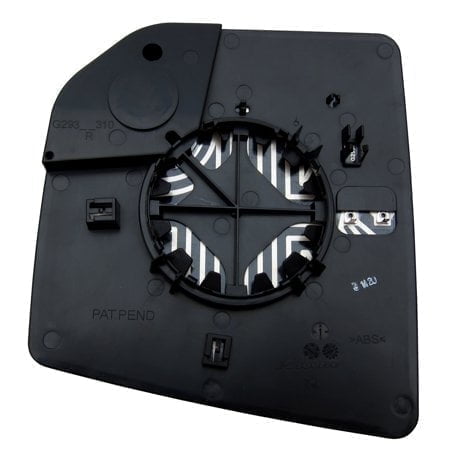 Rugged TUFF Passenger Side Mirror Glass Replacement for 15-20 Ford F150 with Blind Spot Lens (Heated Defrost)