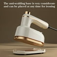thumbnail image 6 of EXLEAF 2026 New Handheld Steam Iron with Anti-Scalding Base,Portable Steamer for Clothes,2-In-1 Steamer and Iron,1000W Fast Heating in 5 Seconds,Mini Travel Iron for Home,Dorm (Green), 6 of 7