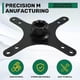 thumbnail image 4 of Portable Monitor Mounting Adapter Bracket Plate 17Mm Ball Head To 100X100mm 75X75mm Wall Mount Arm Mount Universal, 4 of 5