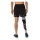 thumbnail image 4 of Short Running Asics Road 2-n-1 5in Negro Hombre 2011c388.002, 4 of 7