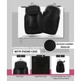 thumbnail image 5 of Leatherboss Large Cigarette Case Money and Money Holder with Attached Phone Case New Black, 5 of 5