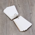 50 Pages Binder Ring Easy Flash Kraft Paper Study Cards Bookmark DIY
