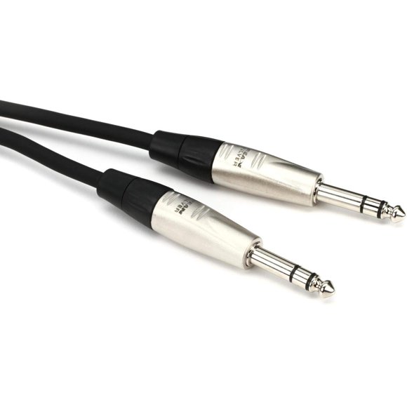 Hosa HSS-020 REAN 1/4" TRS a REAN 1/4" TRS Pro Interconexión equilibrada, 20 pies