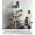 thumbnail image 6 of Yamazaki Home Four-Tier Slim Spice Rack, White, Steel, 6 of 7