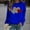 Blue, variant on Women Valentines Day Pullover Sweatshirts Long Sleeve Love Heart Sweater Crewneck Casual Fall Tops T Shirts