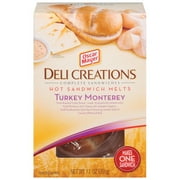 Oscar Mayer Deli Creations Turkey Monterey Hot Sandwich Melts, 7.1 Oz.