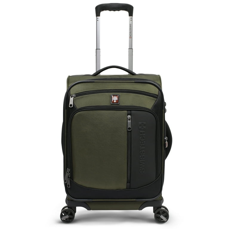 SwissTech Urban Trek 20 Carry-on Soft Side Luggage, Olive (Walmart  Exclusive) - Walmart.com