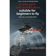 YUXIANG F08 Bell 206 RC Helicopter with 6-Axis Gyro, 1/27 Scale 6CH Flybarless Brushless Remote Control Helicopter Model, RTF Military Aircraft with Optical Flow & Altitude Hold