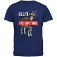 thumbnail image 1 of Relax J'ai une Chèvre, J'ai Ce Métro Bleu T-Shirt pour Adulte, 1 of 1