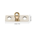 thumbnail image 4 of KAKOWELY 2 Pcs Guide de Porte de Grange, Butée de Roulement de Sol, 1.77"X0.59"X0.59 Pouces, 4 of 4